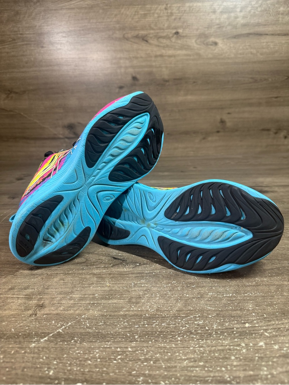 ASICS Gel Cumulus 25 Womens 8 Color Injection Pink Yellow Blue 1012B580-400 - Picture 8 of 9